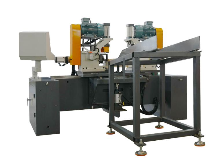 HAconveyor Steel Pipe Both Ends Inside Outside Auto Turning Hole Boring Deburring Machine Dia 20-140mm
